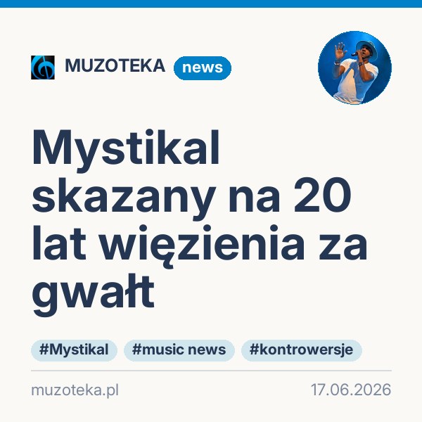 Mystikal skazany na 20 lat więzienia za gwałt