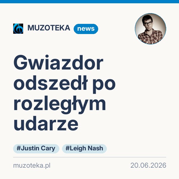 Gwiazdor odszedł po rozległym udarze