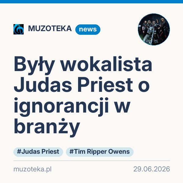 Były wokalista Judas Priest o ignorancji w branży