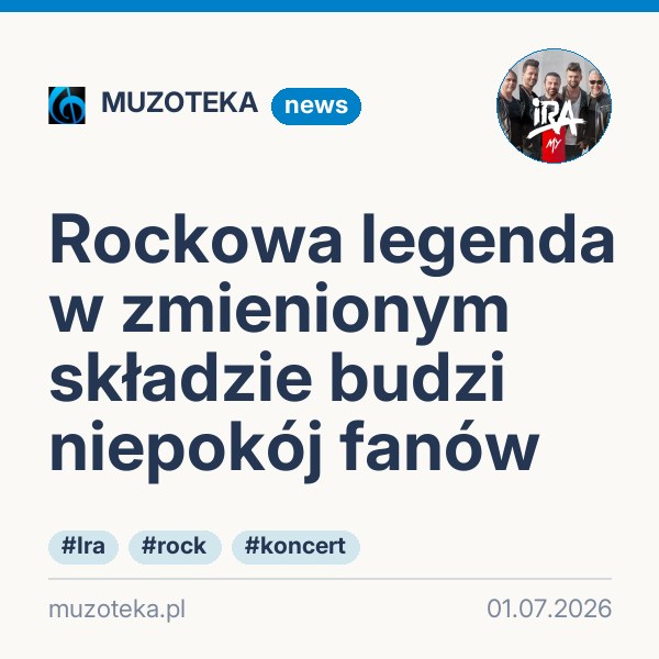 Rockowa legenda w zmienionym składzie budzi niepokój fanów