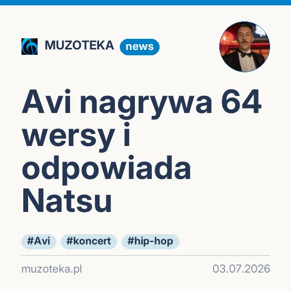 Avi nagrywa 64 wersy i odpowiada Natsu