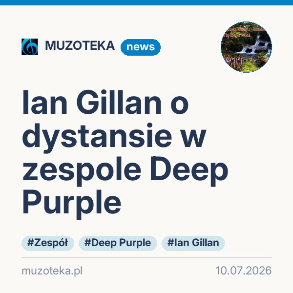 Ian Gillan o dystansie w zespole Deep Purple