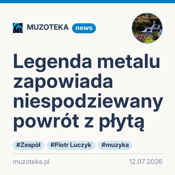 Legenda metalu zapowiada niespodziewany powrót z płytą
