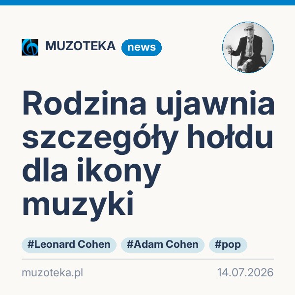 Rodzina ujawnia szczegóły hołdu dla ikony muzyki