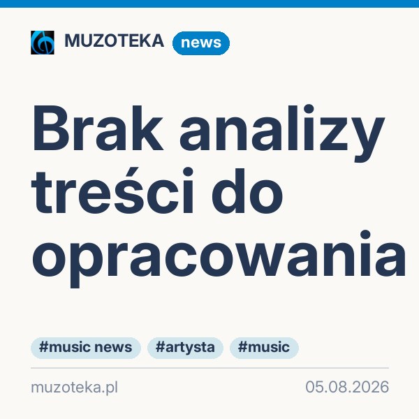 Brak analizy treści do opracowania