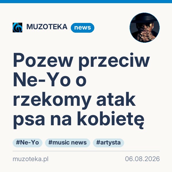 Pozew przeciw Ne-Yo o rzekomy atak psa na kobietę