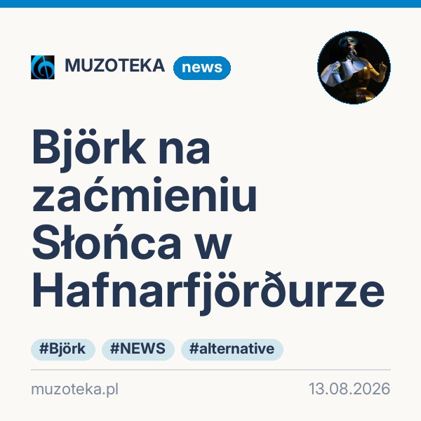 Björk na zaćmieniu Słońca w Hafnarfjörðurze