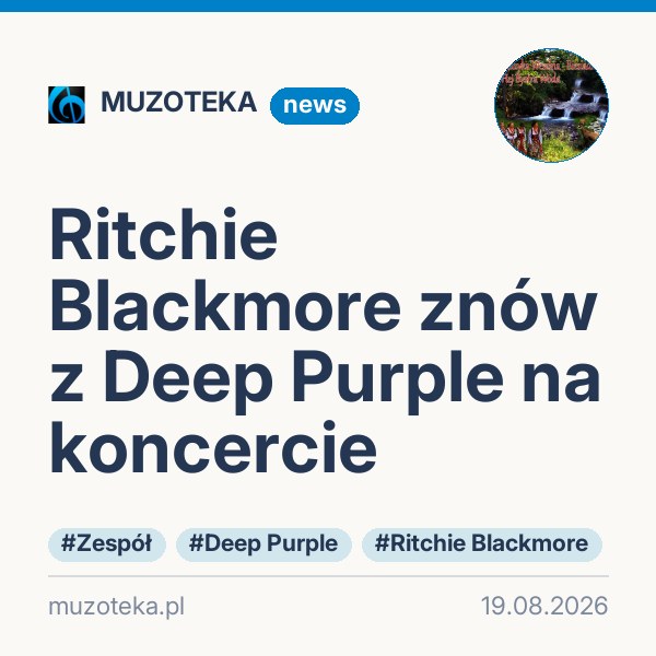 Ritchie Blackmore znów z Deep Purple na koncercie