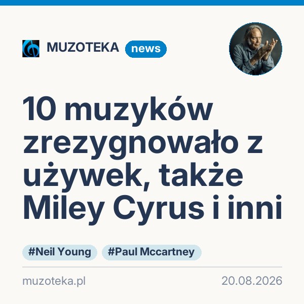 10 muzyków zrezygnowało z używek, także Miley Cyrus i inni
