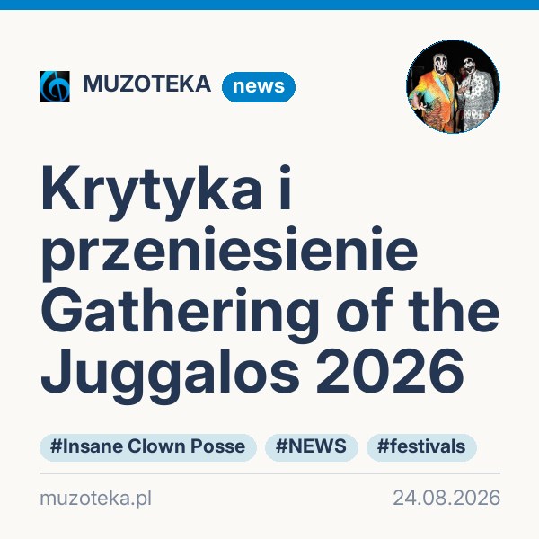 Krytyka i przeniesienie Gathering of the Juggalos 2026