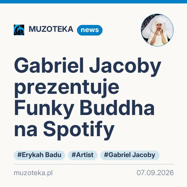 Gabriel Jacoby prezentuje Funky Buddha na Spotify