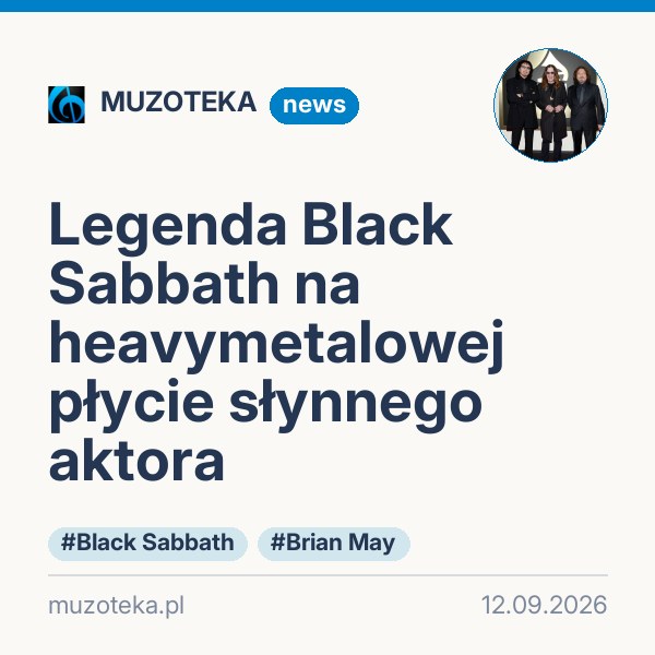 Legenda Black Sabbath na heavymetalowej płycie słynnego aktora