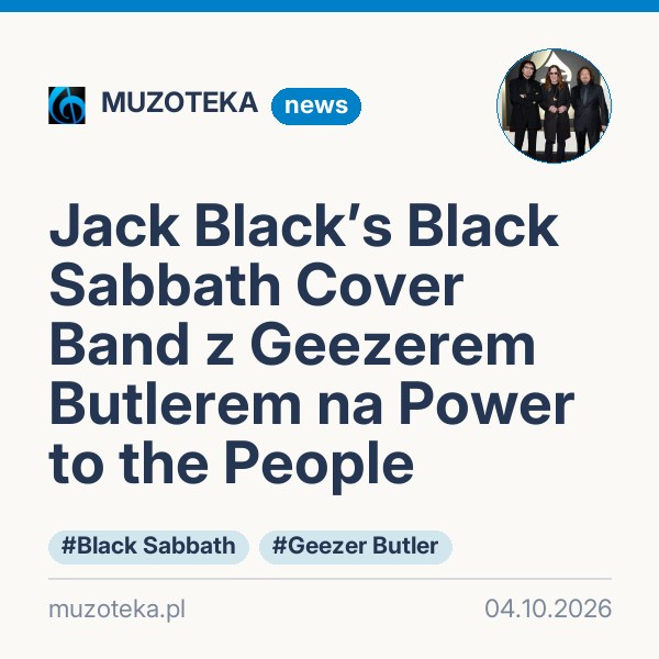 Jack Black’s Black Sabbath Cover Band z Geezerem Butlerem na Power to the People
