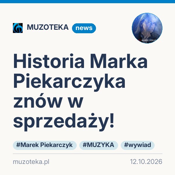 Historia Marka Piekarczyka znów w sprzedaży!