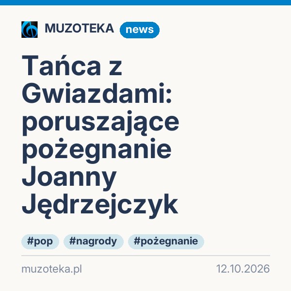 Tańca z Gwiazdami: poruszające pożegnanie Joanny Jędrzejczyk