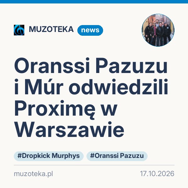 Oranssi Pazuzu i Múr odwiedzili Proximę w Warszawie